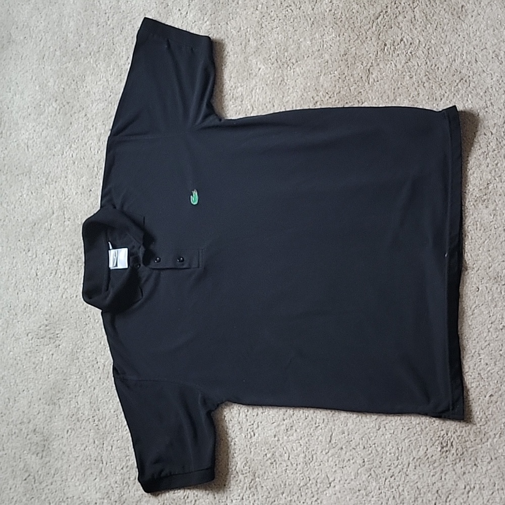 Men's Vintage Chemise Lacoste Polo, XL, black - made in France
